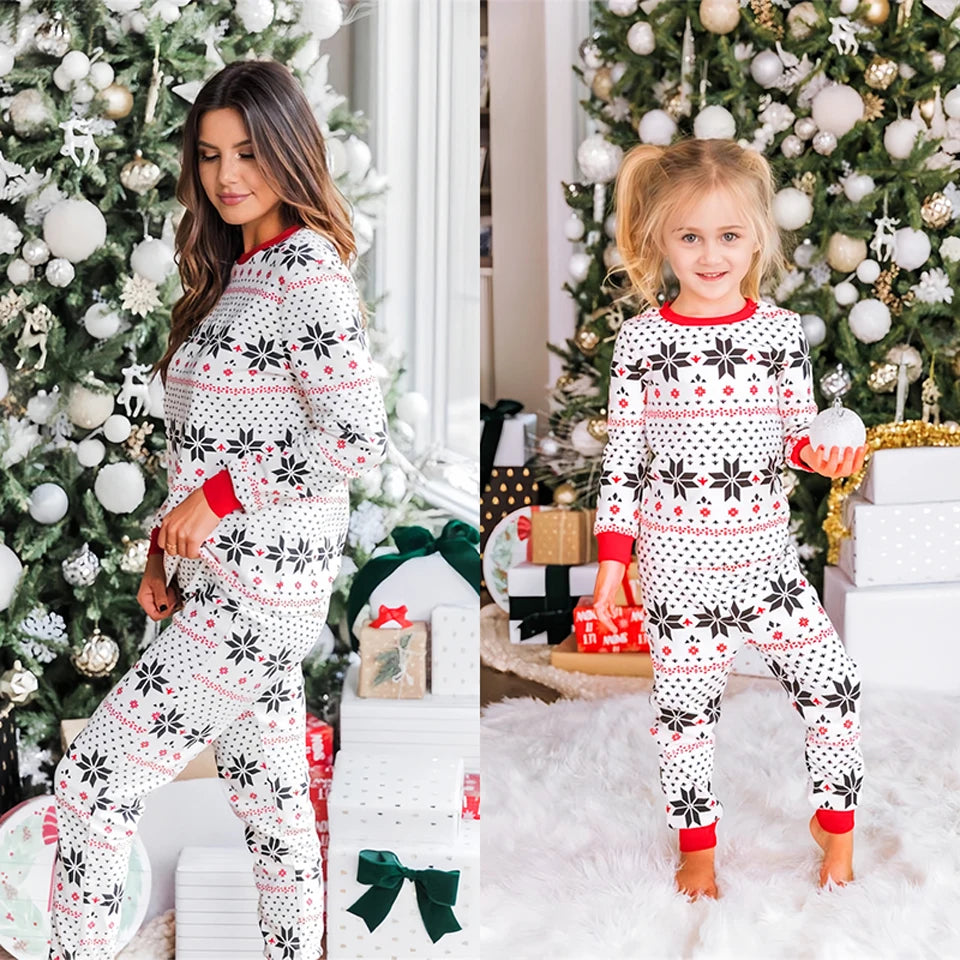 Mother and daughter matching christmas pyjama sale